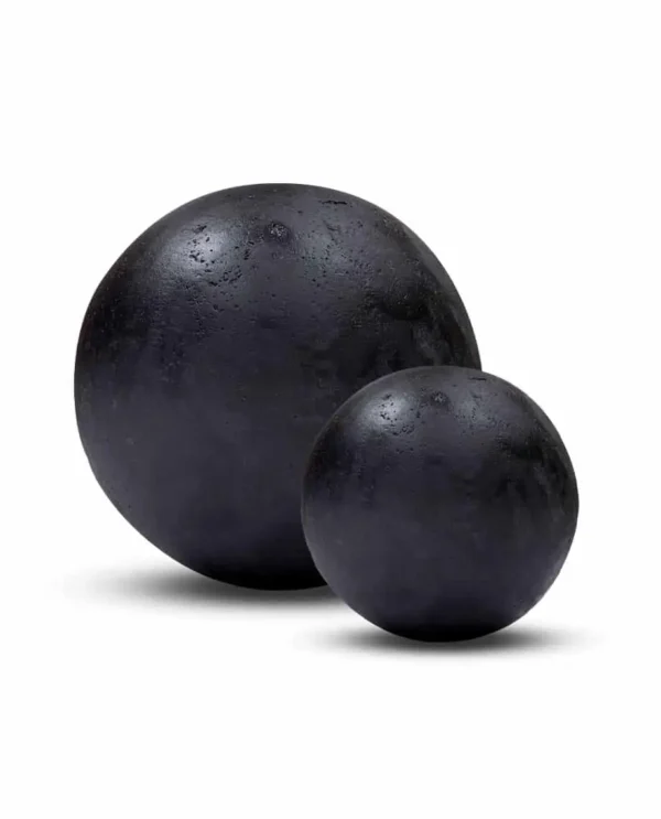 Boule Sphère Déco Jardin Massif Terrace Noir Antique Ø20/30/40/50cm – Image 2