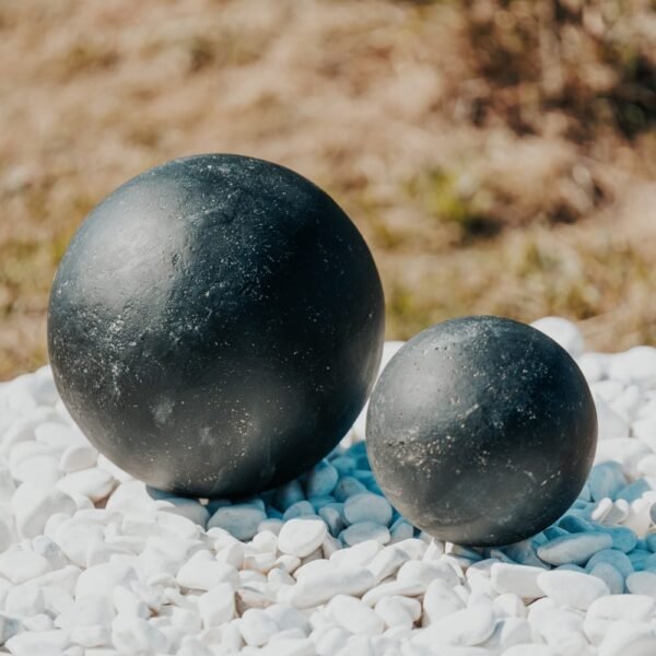 Boule Sphère Déco Jardin Massif Terrace Noir Antique Ø20/30/40/50cm