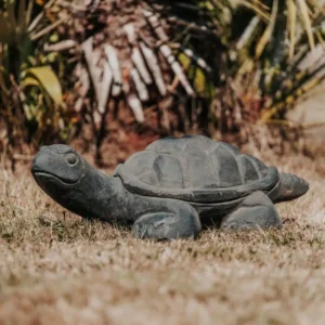 Statue tortue extérieur en pierre naturelle largeur 60cm