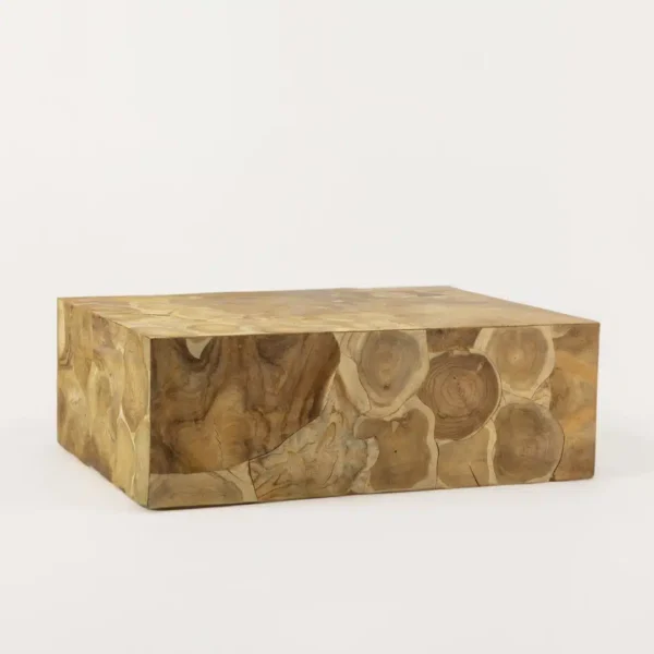 Table basse en bois massif de teck 120 x 90cm – Jonas