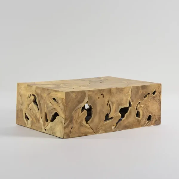 Table basse en bois massif de teck 120 x 80cm – Millo
