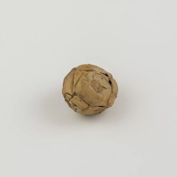 Boule déco jardin en bois de teck massif Ø20/30/40/50/60cm – Image 3