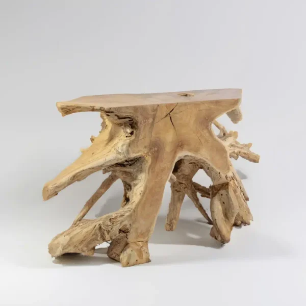 Console en Bois Massif Racine de Teck Naturelle 120cm - Kate – Image 5