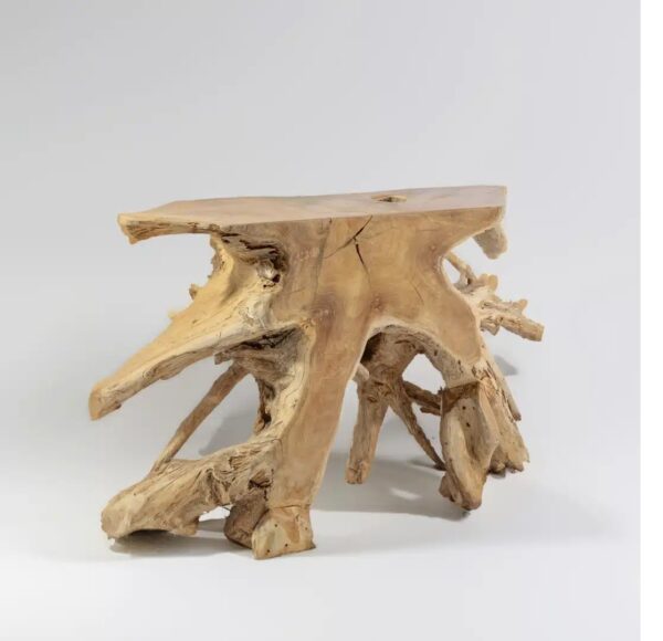 Console en Bois Massif Racine de Teck Naturelle 150cm Kate – Image 3