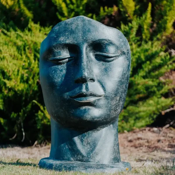 Statue de Jardin Visage Femme Grecque 120cm