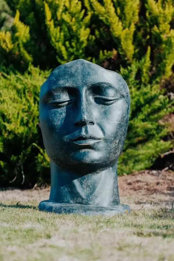 Statue de Jardin Visage Femme Grecque 120cm – Image 3