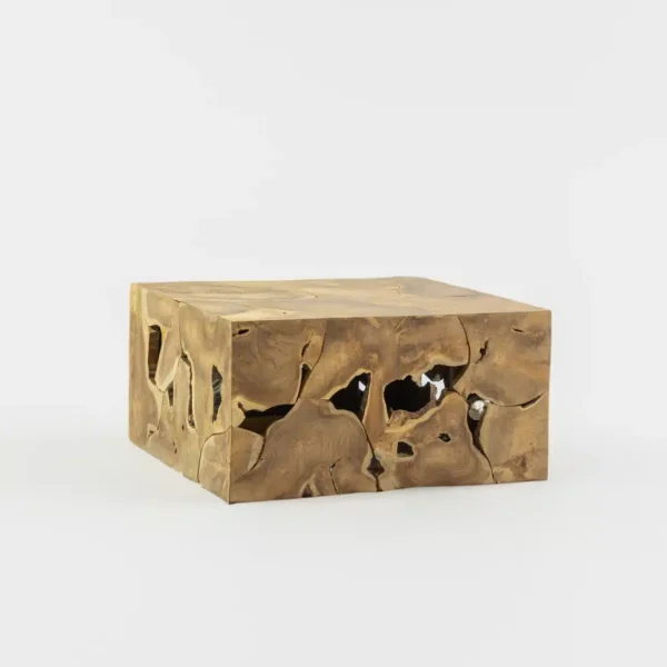 Table basse en bois massif de teck 80 x 80cm – Milou