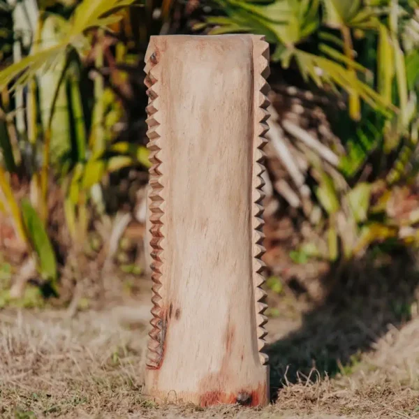 Statue de jardin tiki Polynésie en bois de cocotier 50cm – Gili – Image 4