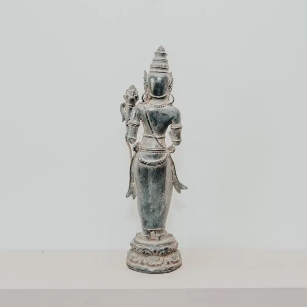 Statuette Statue Déesse Devi Tara Couleur Bronze 29cm – Image 2