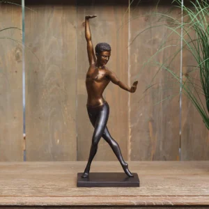 Danseur de ballet en bronze