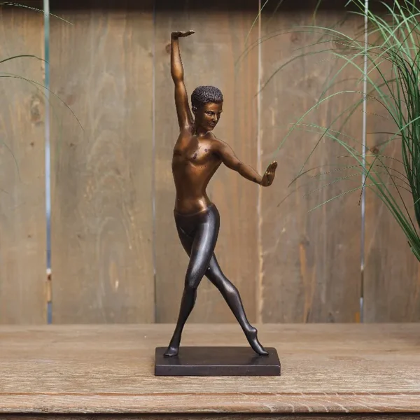 Danseur de ballet en bronze